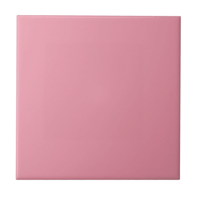 Cheeky Cheery Pink Square Kitchen and Bathroom Ceramic Tile (Front)