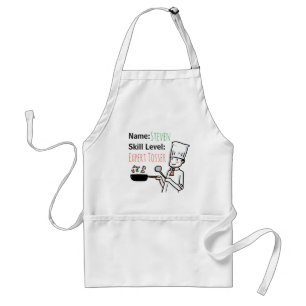 Cheeky Chef Expert Tosser Funny Personalised Standard Apron
