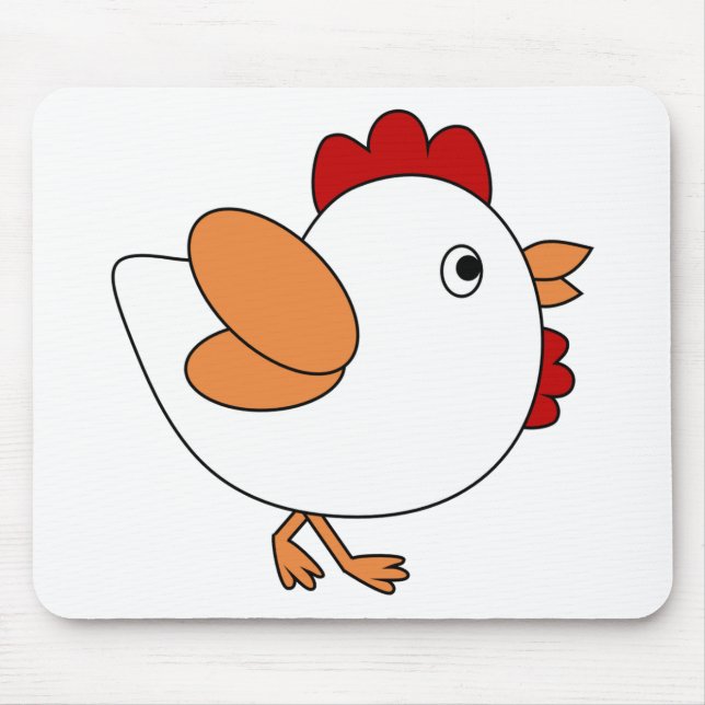 Cheeky Chicken Mouse Pad (Front)
