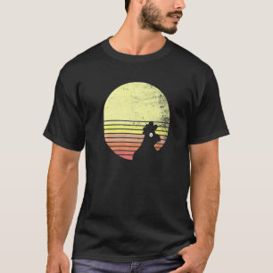 Cheeky Chicken Retro Sunset Chicken T-Shirt