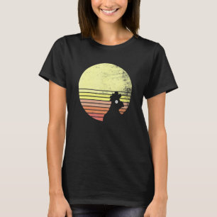 Cheeky Chicken Retro Sunset Chicken T-Shirt