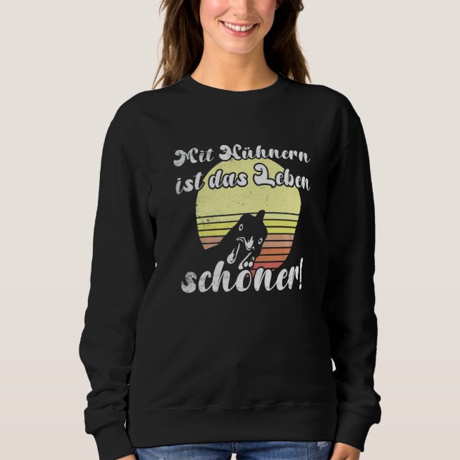 Cheeky Chicken Sunset Chicken Experience Is Beauti Sweatshirt (Front)