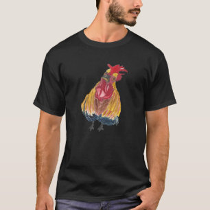 Cheeky Chicken with an Attitude Rooster T-Shirt