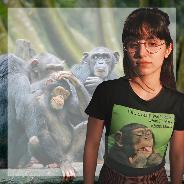 Cheeky Chimp T-Shirt (Creator Uploaded)