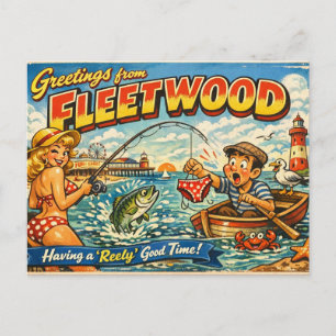 Cheeky Classic Fleetwood Postcard