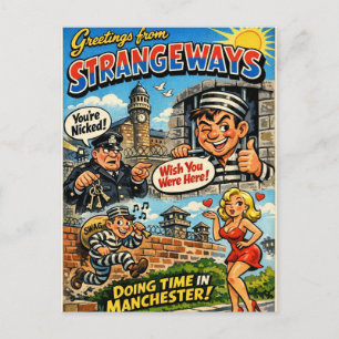 Cheeky Classic Strangeways Postcard