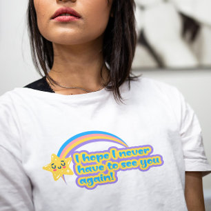Cheeky Farewell Tee: Bright Goodbye T-Shirt