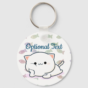 Cheeky Kawaii Style Kitten Key Ring