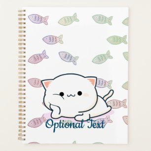 Cheeky Kawaii Style Kitten   Planner