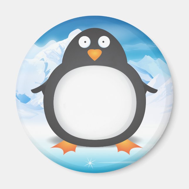 Cheeky King Penguin's Magnet (Front)