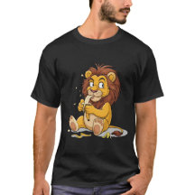 Cheeky Lion Eating a Banana