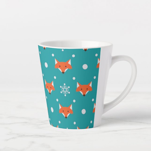 Cheeky little foxes latte mug (Right)