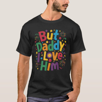 Cheeky Love Him Stars Confetti Fireworks Children  T-Shirt