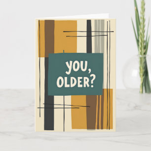 Cheeky Mid Century Birthday Card