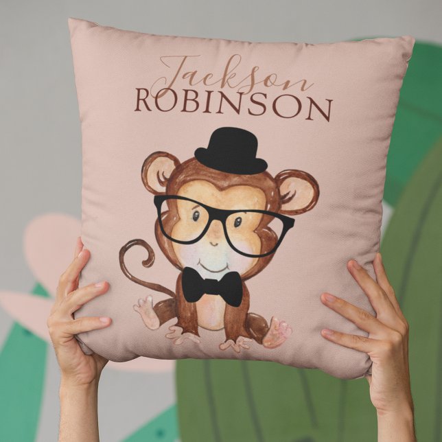 Cheeky Monkey | Baby | Cushion (Creator Uploaded)
