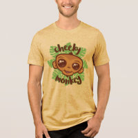 Cheeky Monkey Cute Cartoon Primate Drawing