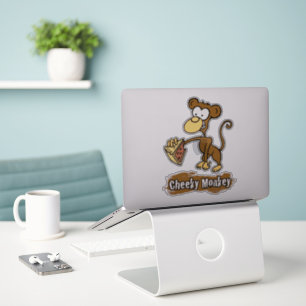 Cheeky Monkey Design Laptop Sticker