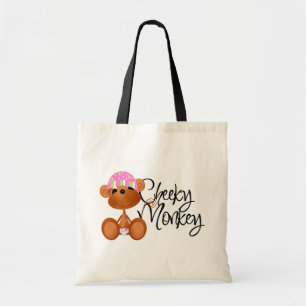 Cheeky Monkey - Girl Tshirts and Gifts Tote Bag