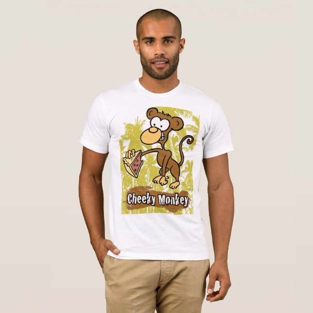 Cheeky Monkey in the Jungle T-Shirt (Front Full)