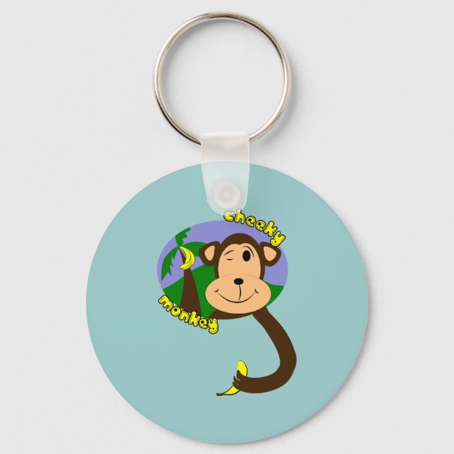 Cheeky Monkey Key Ring (Front)