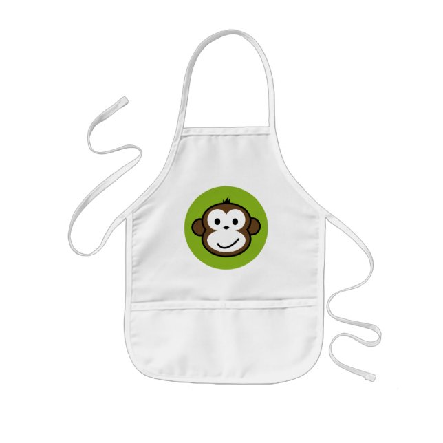 Cheeky Monkey Kids Apron (Front)