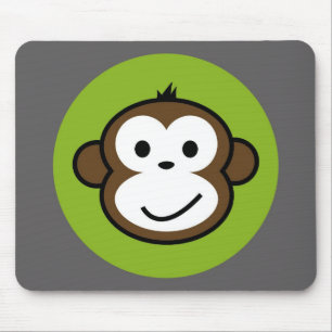 Cheeky Monkey Mouse Pad