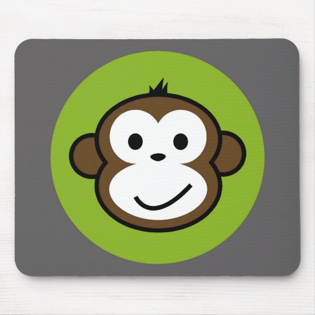 Cheeky Monkey Mouse Pad (Front)
