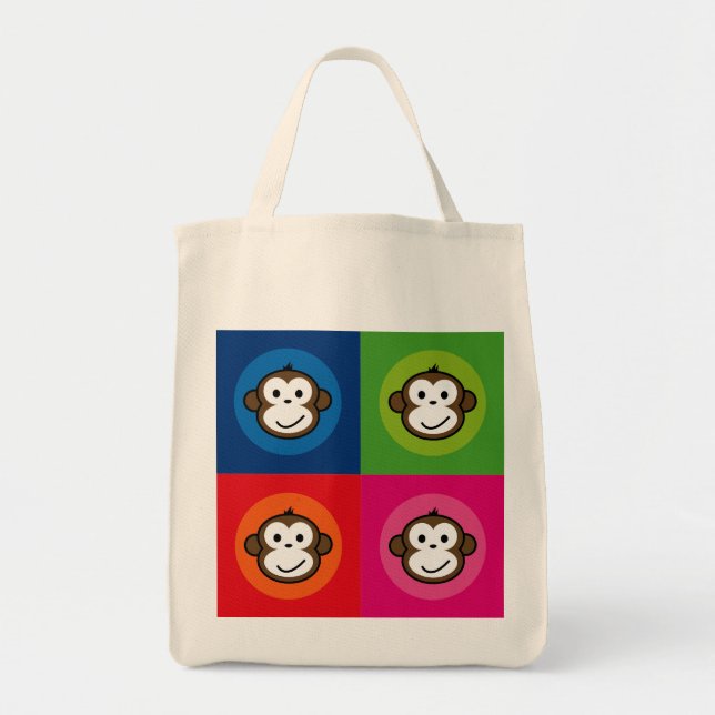 Cheeky Monkey Tote Bag (Front)
