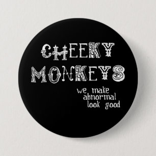 Cheeky Monkeys Button
