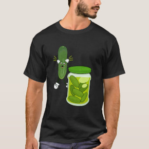Cheeky Pickle Jar Vegetarians, Vegan, Veggie Lover T-Shirt