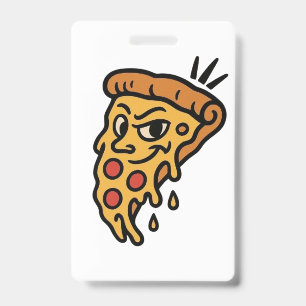 🍕 Cheeky Pizza Slice ID Badge
