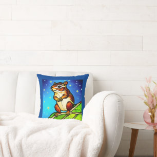 Cheeky, Playful Chipmunk Pal Cushion