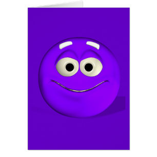Cheeky Purple Emoticon