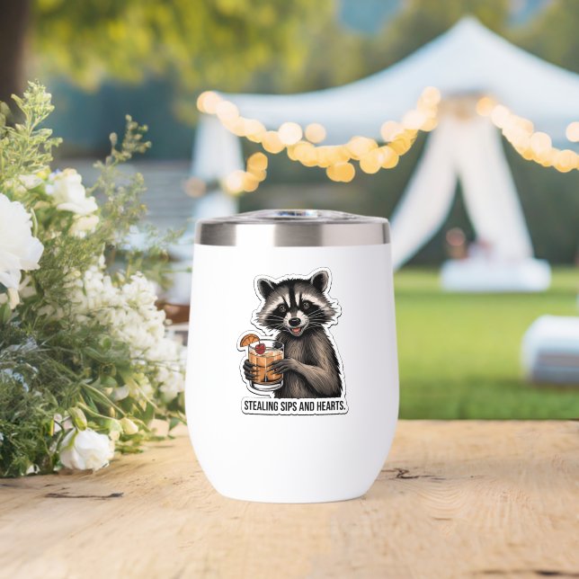Cheeky Racoon with Whiskey Sour – Playful Cocktai (Wedding (Rotated))
