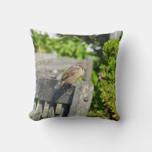Cheeky Sparrow Pillow