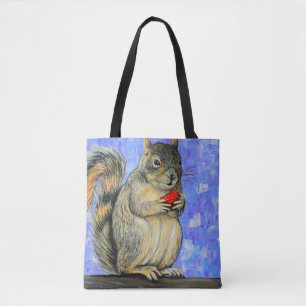 Cheeky Squirrel Tote Bag
