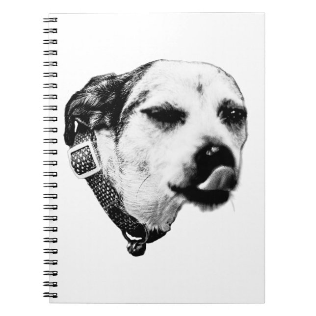 Cheeky Terrier Notebook – Wink and Lick (Front)