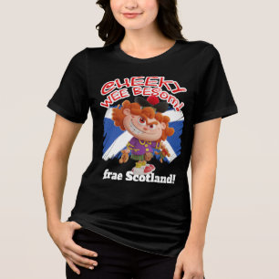 Cheeky Wee Besum - frae Scotland! Tri-Blend Shirt