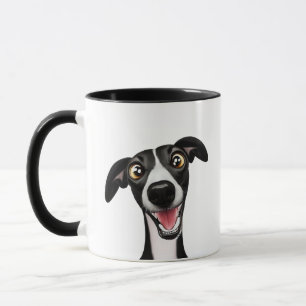 Cheeky Whippet in a cute cartoon style Mug