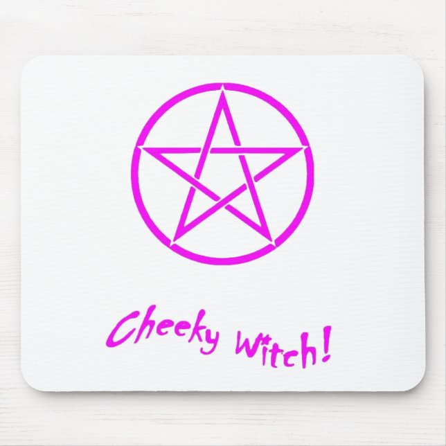 Cheeky Witch Star Collection (Pink) Mouse Pad (Front)