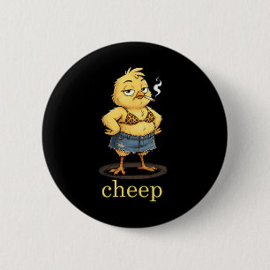 Cheep Inappropriate Easter _1 6 Cm Round Badge