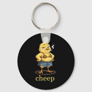 Cheep Inappropriate Easter  Key Ring
