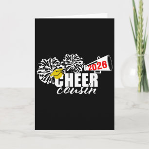 Cheer 2026 Cousin Graduation Senior Cheerleader Gi Card