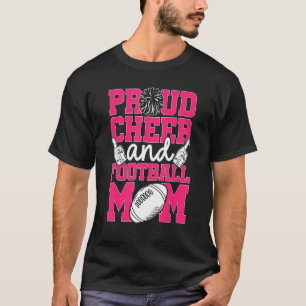 Cheer and Football Mum Cheer Mum Of Both Football T-Shirt