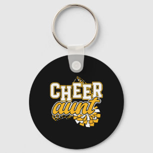 Cheer Aunt Cheerleading Aunt Of A Cheerleader Aunt Key Ring