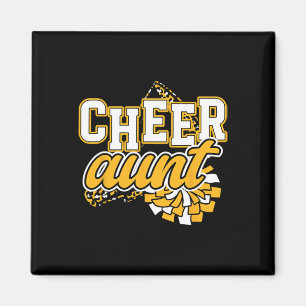 Cheer Aunt Cheerleading Aunt Of A Cheerleader Aunt Magnet