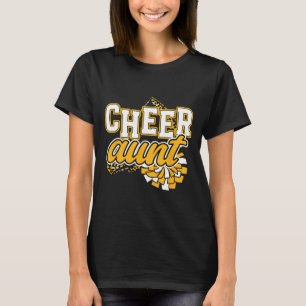 Cheer Aunt Cheerleading Aunt Of A Cheerleader Aunt T-Shirt