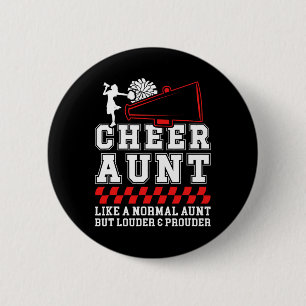 Cheer Aunt Definition Cheerleading Auntie Cheerlea 6 Cm Round Badge