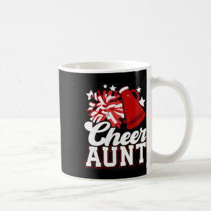 Cheer Aunt Of A Cheerleader Aunt Cheerleading Aunt Coffee Mug