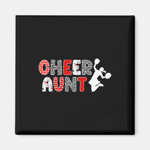 Cheer Aunt Of A Cheerleader Aunt Cheerleading Aunt Magnet